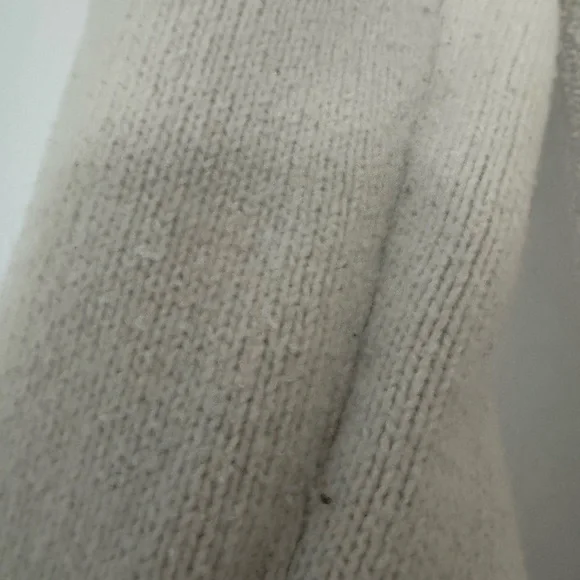 Vintage Talbots Cotton Blend Grandma Cottage Embroidered Cream Sweater - Picture 7 of 7